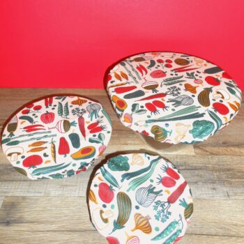 couvre plat légume beige la bouclette