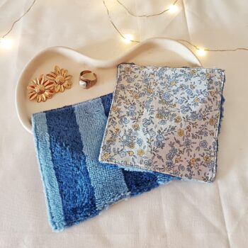 coton rayure bleu la bouclette
