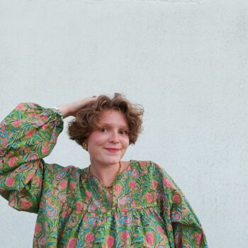 blouse verte